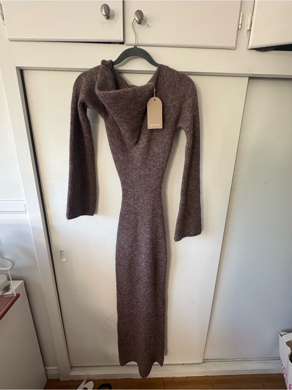 Meshki Off the shoulder sweater dress